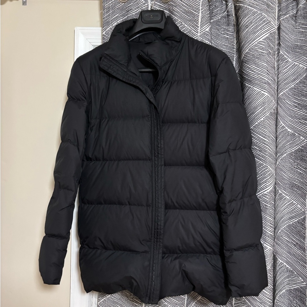 Canali Black Jacket with Red Accents